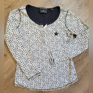 Maison Scotch 'New York Mornings' top size 2 (M)